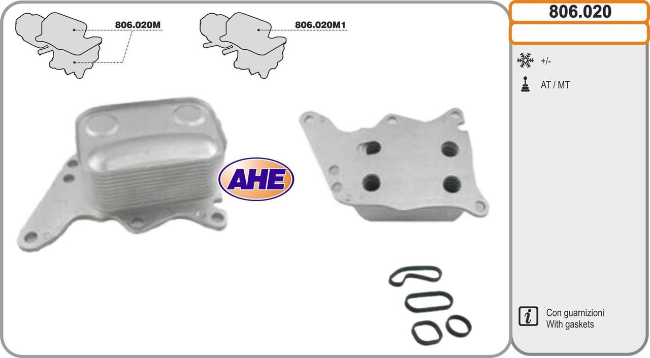 AHE 806.020 Oil Cooler, engine oil 806020: Buy near me in Poland at 2407.PL - Good price!