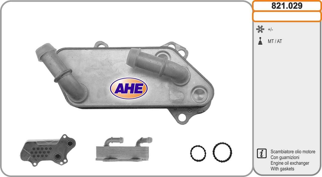 AHE 821.029 Oil Cooler, engine oil 821029: Buy near me in Poland at 2407.PL - Good price!