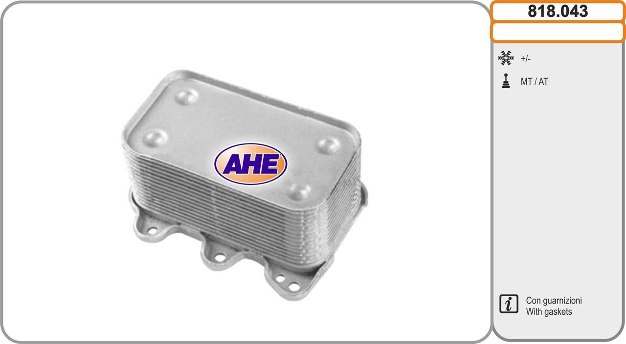 AHE 818.043 Oil Cooler, engine oil 818043: Buy near me at 2407.PL in Poland at an Affordable price!
