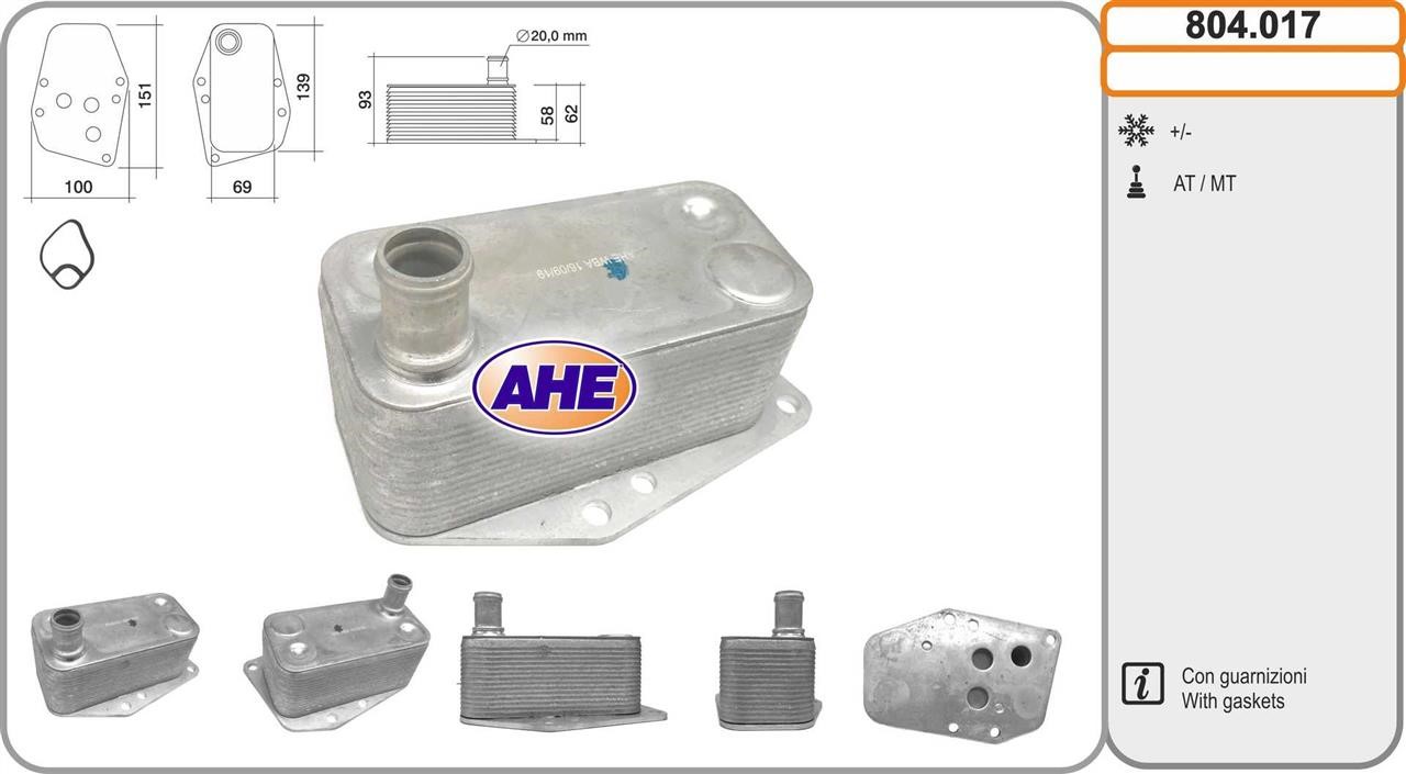 AHE 804.017 Ölkühler, Motoröl 804017: Kaufen Sie zu einem guten Preis in Polen bei 2407.PL!