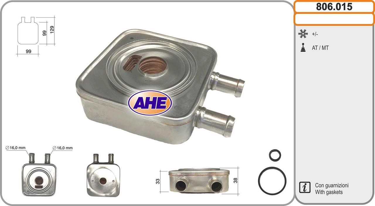 AHE 806.015 Oil Cooler, engine oil 806015: Buy near me in Poland at 2407.PL - Good price!