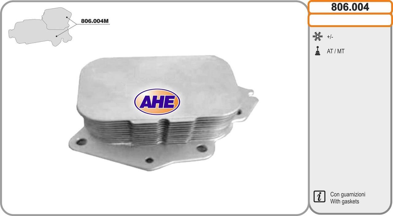 AHE 806.004 Oil Cooler, engine oil 806004: Buy near me in Poland at 2407.PL - Good price!