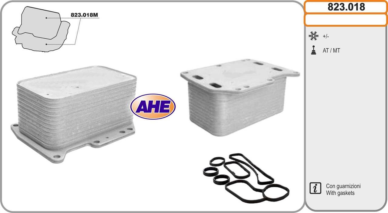 AHE 823.018 Oil Cooler, engine oil 823018: Buy near me in Poland at 2407.PL - Good price!