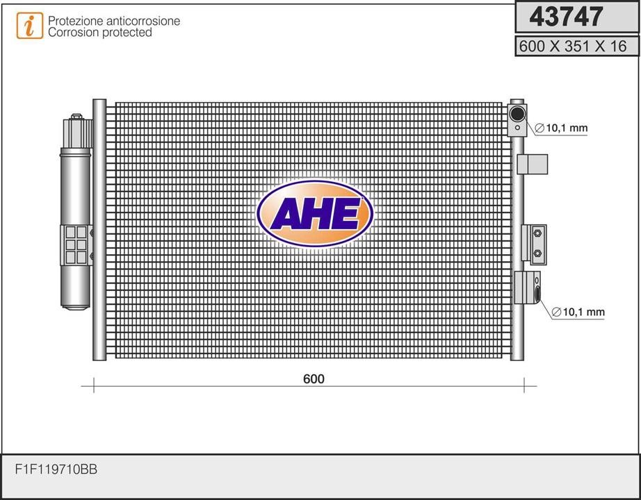 AHE 43747 Конденсатор 43747: Отличная цена - Купить в Польше на 2407.PL!