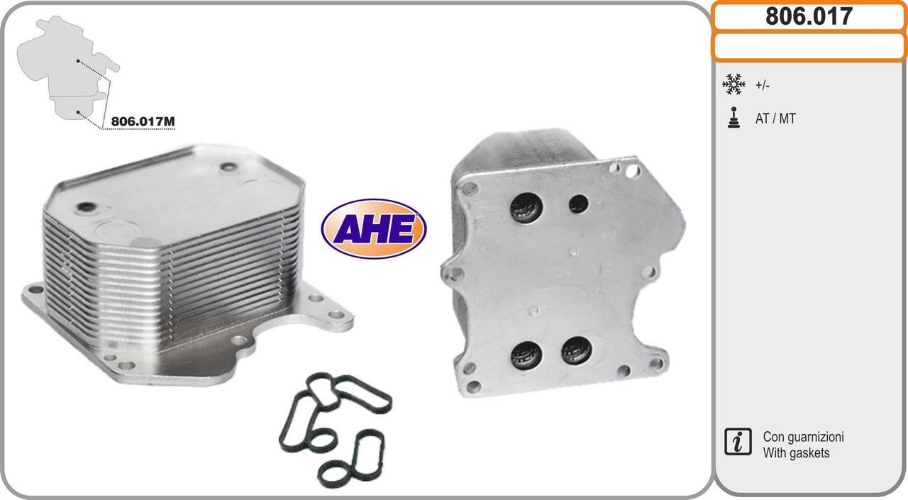 AHE 806.017 Oil Cooler, engine oil 806017: Buy near me in Poland at 2407.PL - Good price!