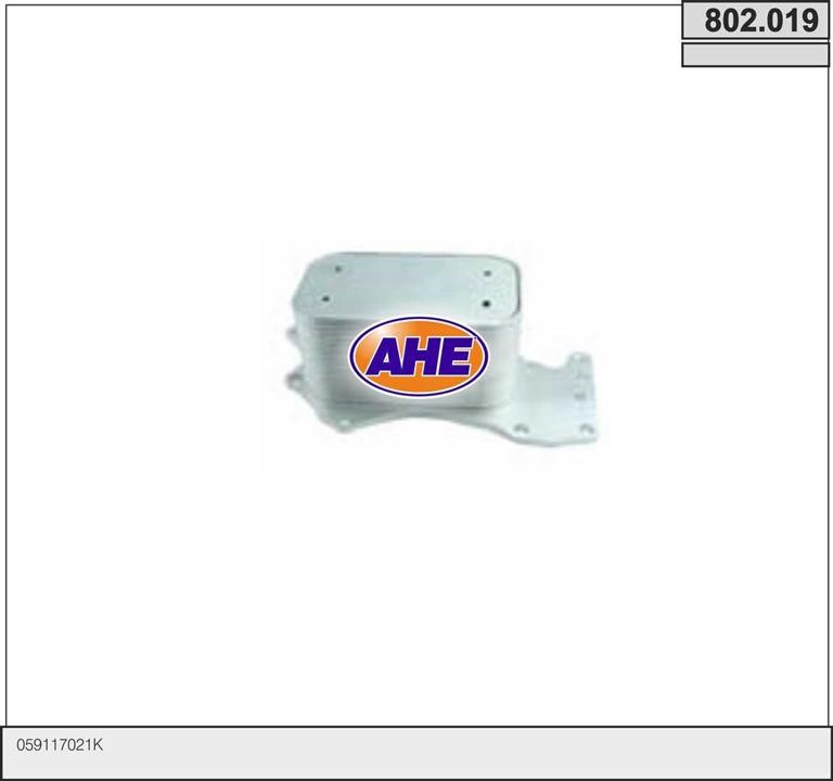 AHE 802.019 Oil Cooler, engine oil 802019: Buy near me in Poland at 2407.PL - Good price!
