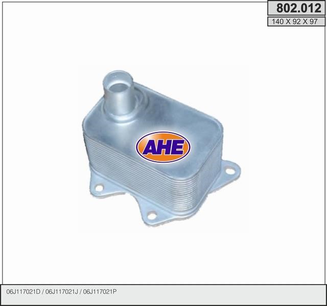 AHE 802.012 Oil Cooler, engine oil 802012: Buy near me in Poland at 2407.PL - Good price!