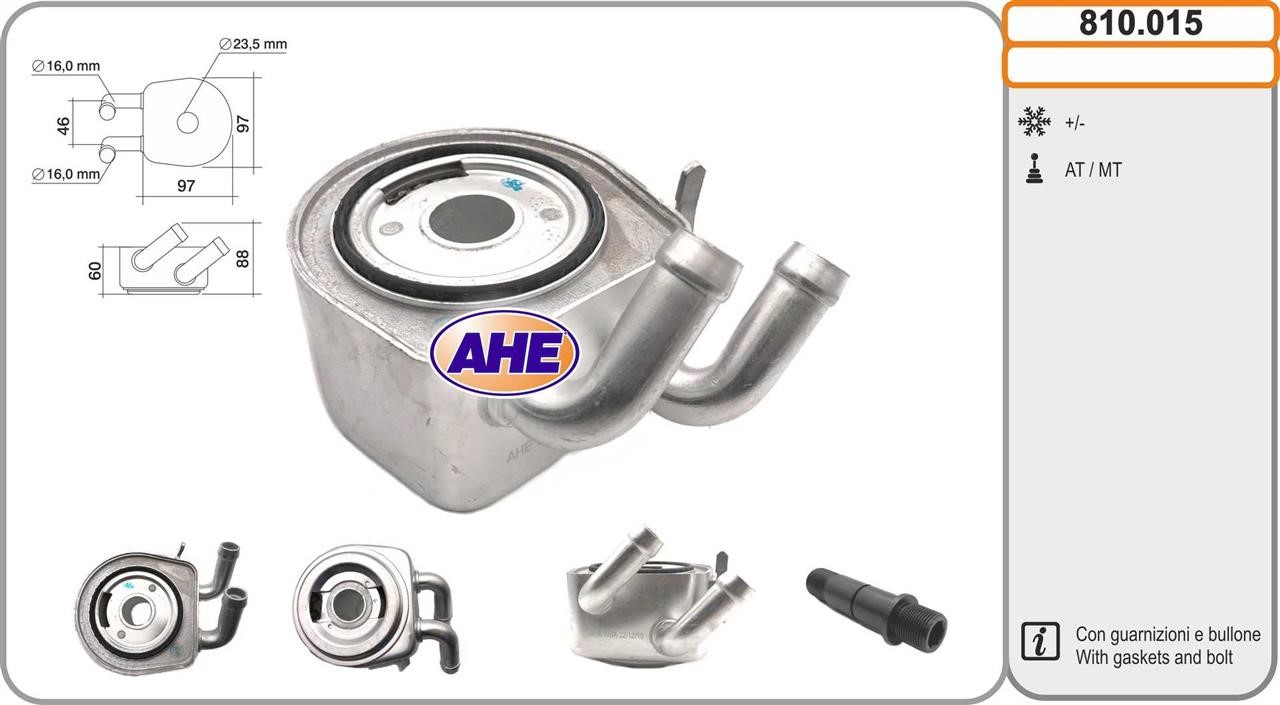 AHE 810.015 Oil Cooler, engine oil 810015: Buy near me in Poland at 2407.PL - Good price!