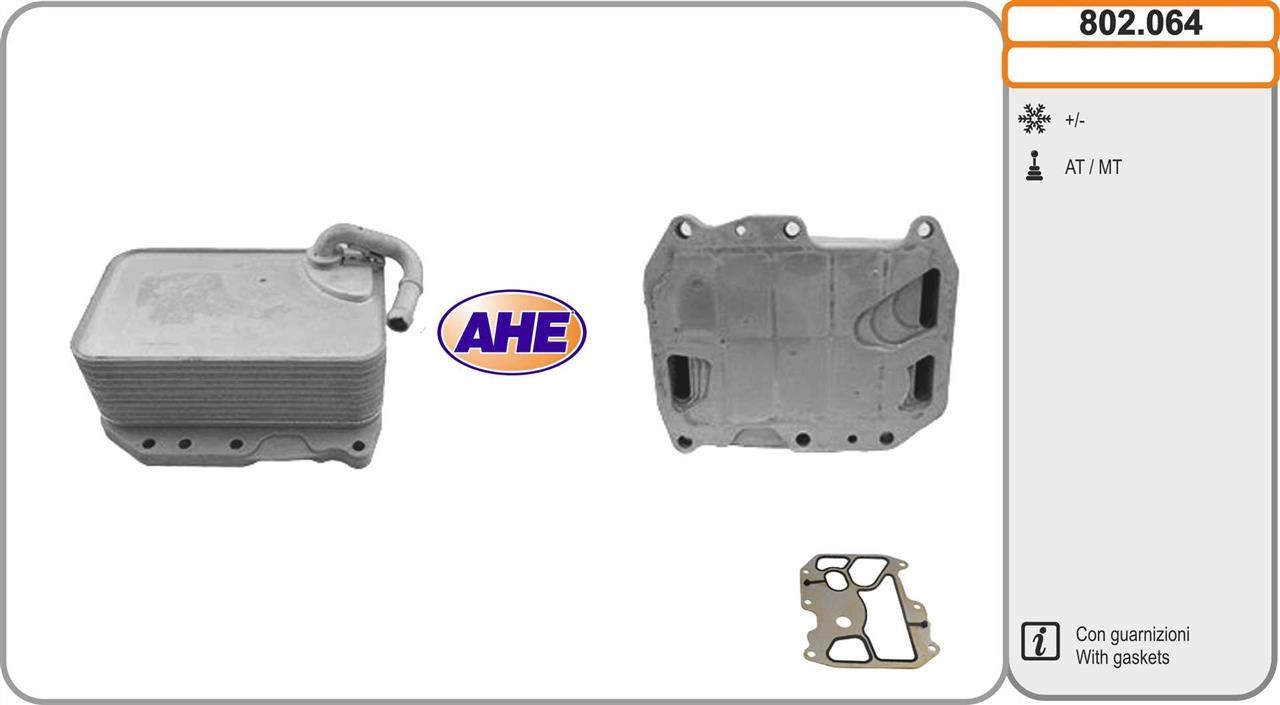 AHE 802.064 Oil Cooler, engine oil 802064: Buy near me in Poland at 2407.PL - Good price!
