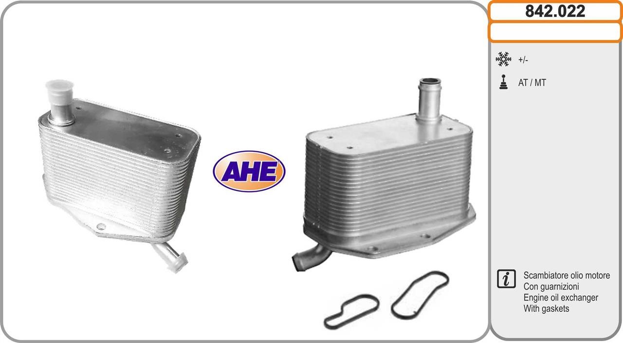 AHE 842.022 Oil Cooler, engine oil 842022: Buy near me in Poland at 2407.PL - Good price!