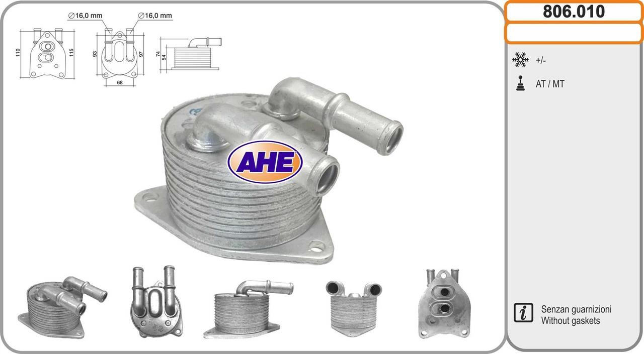 AHE 806.010 Oil Cooler, engine oil 806010: Buy near me in Poland at 2407.PL - Good price!