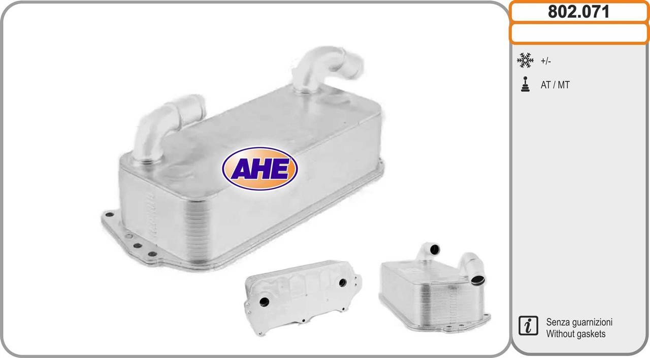 AHE 802.071 Oil Cooler, engine oil 802071: Buy near me in Poland at 2407.PL - Good price!
