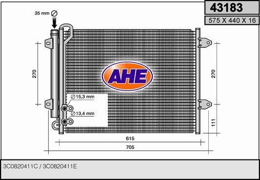 AHE 43183 Cooler Module 43183: Buy near me in Poland at 2407.PL - Good price!