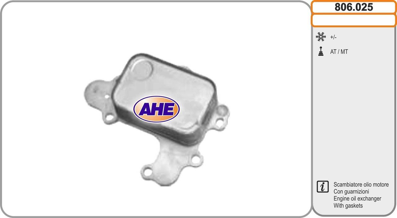 AHE 806.025 Oil Cooler, engine oil 806025: Buy near me in Poland at 2407.PL - Good price!