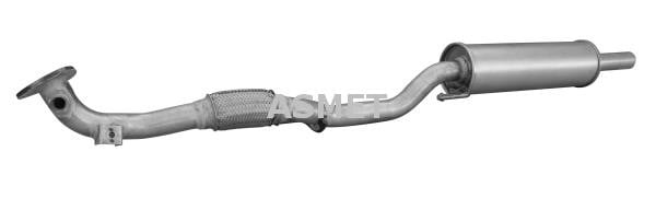 Asmet 03.110 Front Silencer 03110: Buy near me in Poland at 2407.PL - Good price!