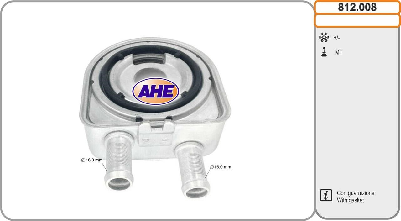 AHE 812.008 Oil Cooler, engine oil 812008: Buy near me in Poland at 2407.PL - Good price!