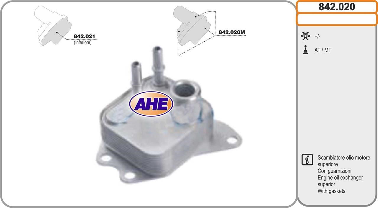 AHE 842.020 Oil Cooler, engine oil 842020: Buy near me in Poland at 2407.PL - Good price!