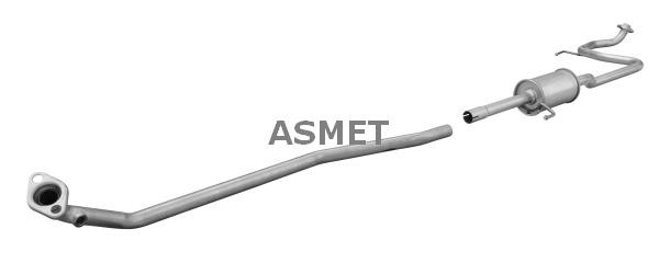 Asmet 20.042 Middle Silencer 20042: Buy near me in Poland at 2407.PL - Good price!