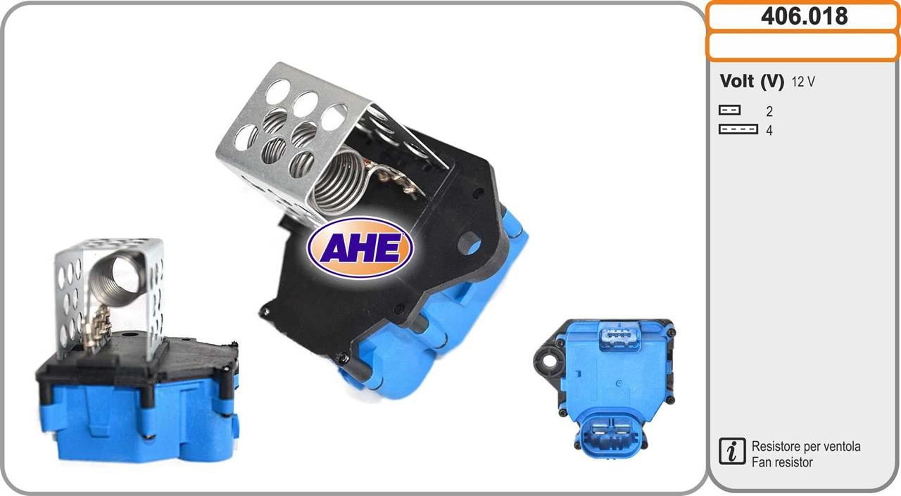 AHE 406.018 Дополнительный резистор, электромотор - вентилятор радиатора 406018: Отличная цена - Купить в Польше на 2407.PL!