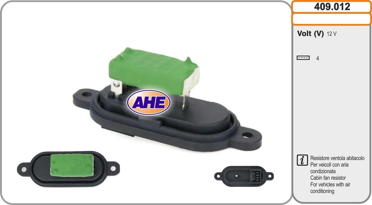 AHE 409.012 Дополнительный резистор, электромотор - вентилятор радиатора 409012: Отличная цена - Купить в Польше на 2407.PL!