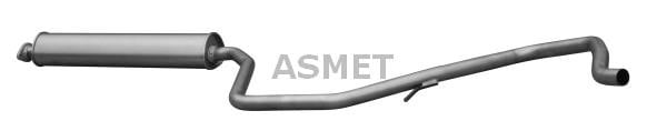 Asmet 05.205 Глушитель выхлопных газов средн.opel insignia 1.8 07.08- 05205: Отличная цена - Купить в Польше на 2407.PL!