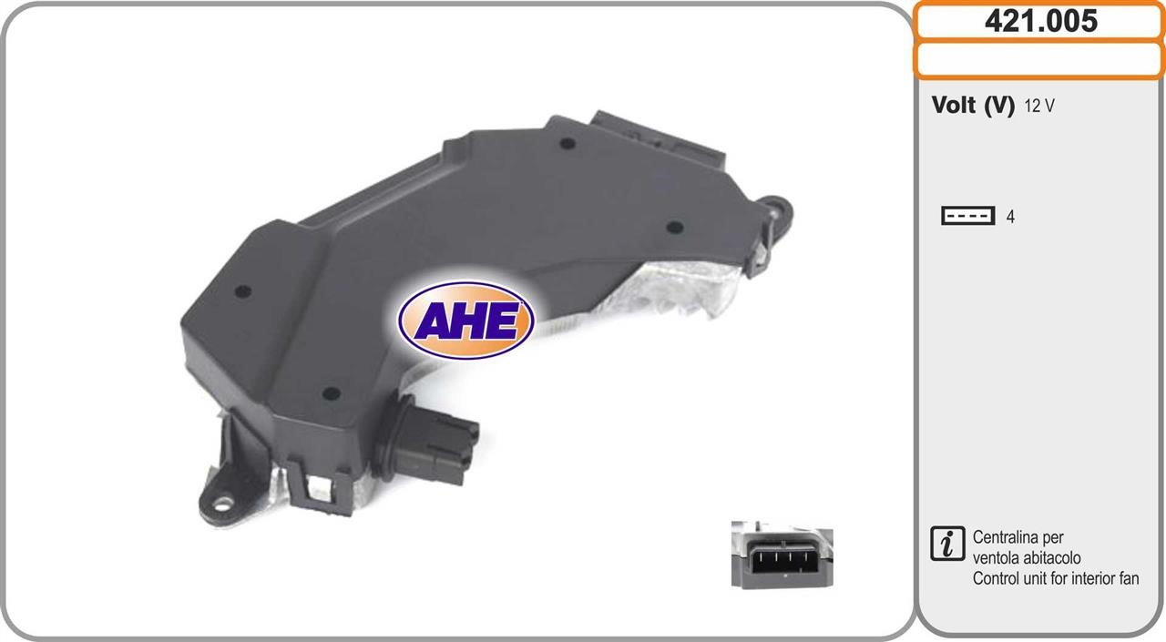 AHE 421.005 Control Unit, electric fan (engine cooling) 421005: Buy near me in Poland at 2407.PL - Good price!