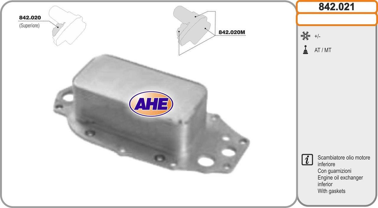 AHE 842.021 Oil Cooler, engine oil 842021: Buy near me in Poland at 2407.PL - Good price!