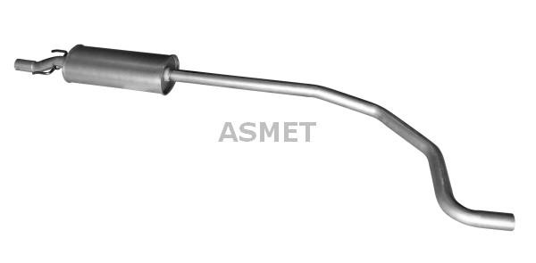 Asmet 05272 Middle Silencer 05272: Buy near me in Poland at 2407.PL - Good price!