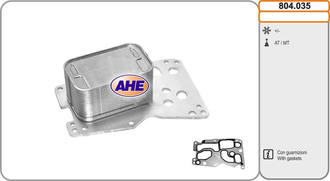 AHE 804.035 Oil Cooler, engine oil 804035: Buy near me in Poland at 2407.PL - Good price!