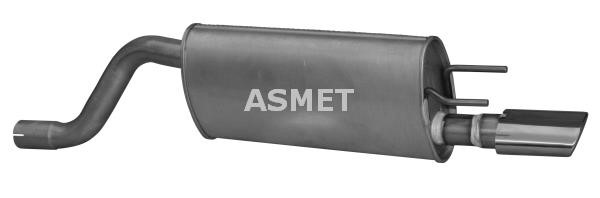 Asmet 05.192 Глушитель системы выпуска, задний 05192: Отличная цена - Купить в Польше на 2407.PL!