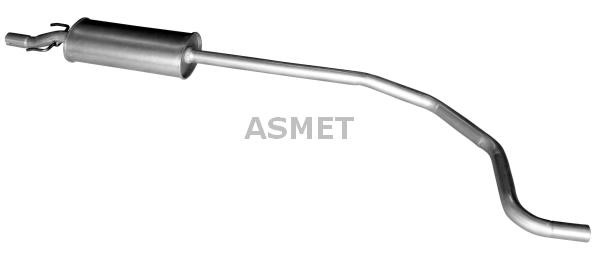 Asmet 05.267 Middle Silencer 05267: Buy near me in Poland at 2407.PL - Good price!