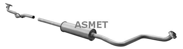 Asmet 20040 Middle Silencer 20040: Buy near me in Poland at 2407.PL - Good price!