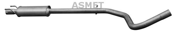 Asmet 16.094 Central silencer 16094: Buy near me in Poland at 2407.PL - Good price!