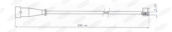Beral FAI115 Warning contact, brake pad wear FAI115: Buy near me in Poland at 2407.PL - Good price!