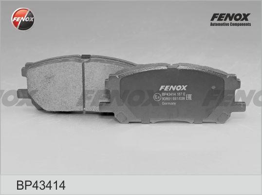 Fenox BP43414 Brake Pad Set, disc brake BP43414: Buy near me in Poland at 2407.PL - Good price!