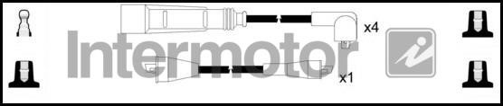 Intermotor 73822 Ignition cable kit 73822: Buy near me in Poland at 2407.PL - Good price!