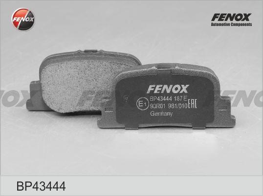 Fenox BP43444 Brake Pad Set, disc brake BP43444: Buy near me in Poland at 2407.PL - Good price!