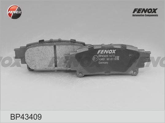 Fenox BP43409 Brake Pad Set, disc brake BP43409: Buy near me in Poland at 2407.PL - Good price!