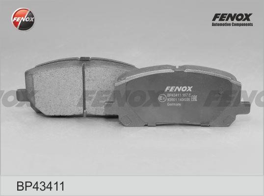 Fenox BP43411 Тормозные колодки дисковые, комплект BP43411: Купить в Польше - Отличная цена на 2407.PL!