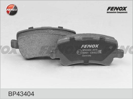 Fenox BP43404 Тормозные колодки дисковые, комплект BP43404: Отличная цена - Купить в Польше на 2407.PL!