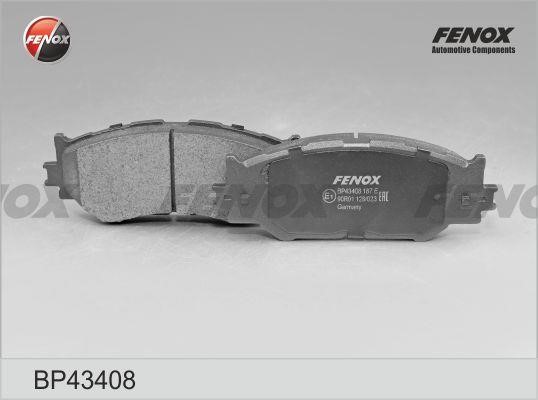 Fenox BP43408 Brake Pad Set, disc brake BP43408: Buy near me in Poland at 2407.PL - Good price!