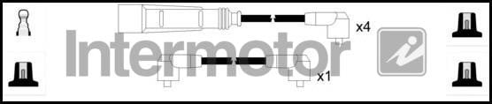 Intermotor 73477 Ignition cable kit 73477: Buy near me in Poland at 2407.PL - Good price!