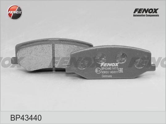 Fenox BP43440 Тормозные колодки дисковые, комплект BP43440: Отличная цена - Купить в Польше на 2407.PL!