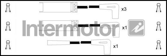 Intermotor 73905 Ignition cable kit 73905: Buy near me in Poland at 2407.PL - Good price!