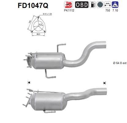 As FD1047Q Dieselpartikelfilter DPF FD1047Q: Kaufen Sie zu einem guten Preis in Polen bei 2407.PL!