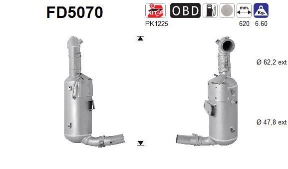 As FD5070 Протисажний/пиловий фільтр, система відведення ВГ FD5070: Купити у Польщі - Добра ціна на 2407.PL!
