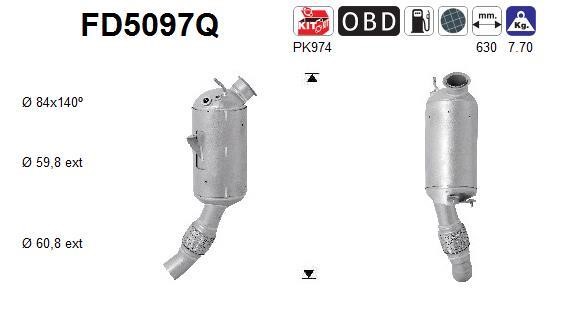 As FD5097Q Протисажний/пиловий фільтр, система відведення ВГ FD5097Q: Приваблива ціна - Купити у Польщі на 2407.PL!