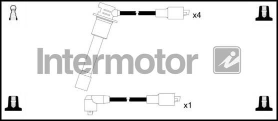 Intermotor 73818 Ignition cable kit 73818: Buy near me in Poland at 2407.PL - Good price!