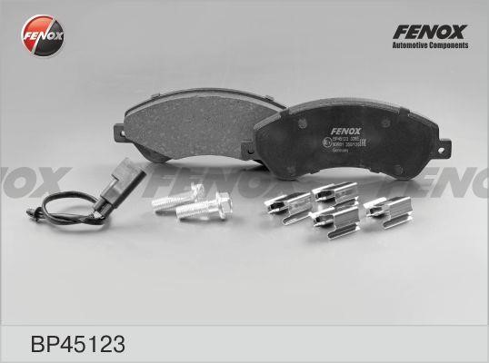 Fenox BP45123 Тормозные колодки дисковые, комплект BP45123: Отличная цена - Купить в Польше на 2407.PL!