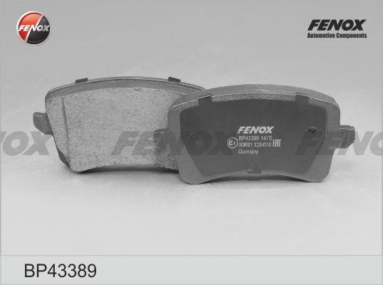 Fenox BP43389 Brake Pad Set, disc brake BP43389: Buy near me in Poland at 2407.PL - Good price!